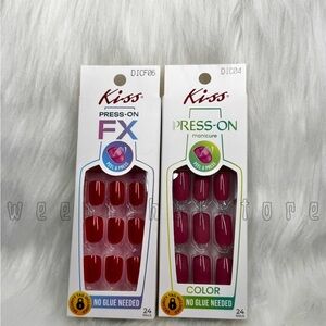 Kiss Press On Nails - No Glue Needed BNIB Set of 2